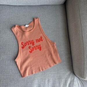 Orange pink sorry not sorry